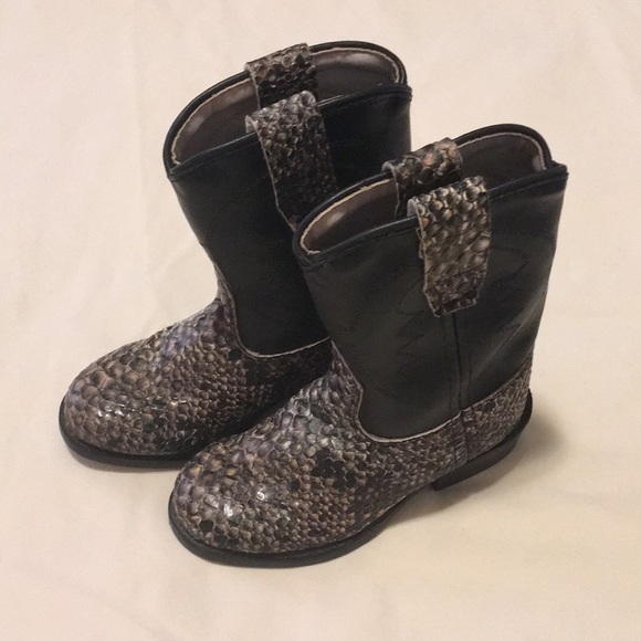 boys snakeskin boots